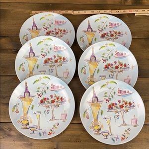 Crate & barrel luncheon plate (Diane Bigda)